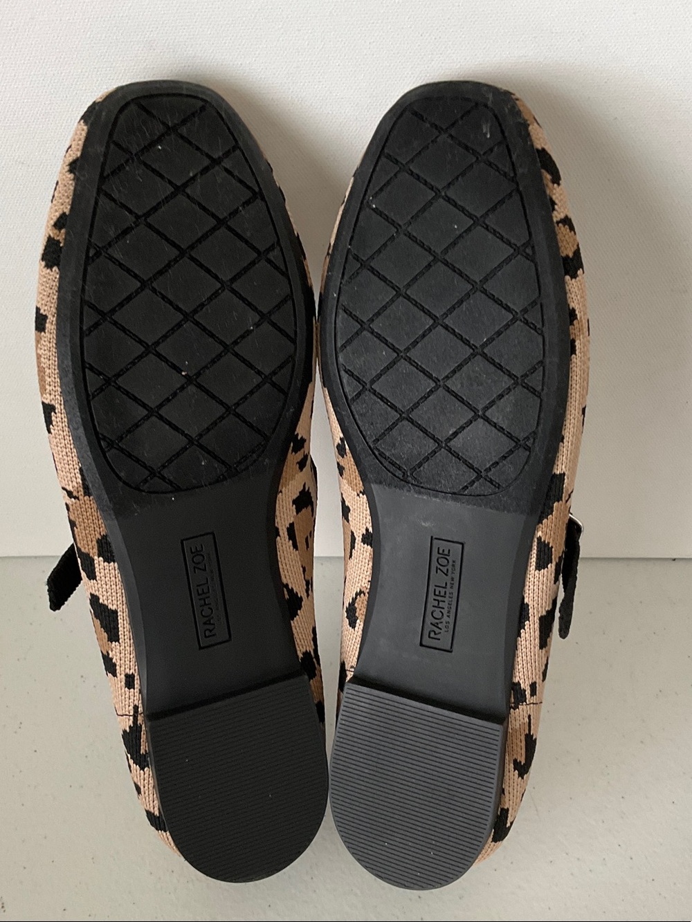 Rachel Zoe Black and Beige Leopard Mary Jane Flats (NWOT) - Picture 5 of 5